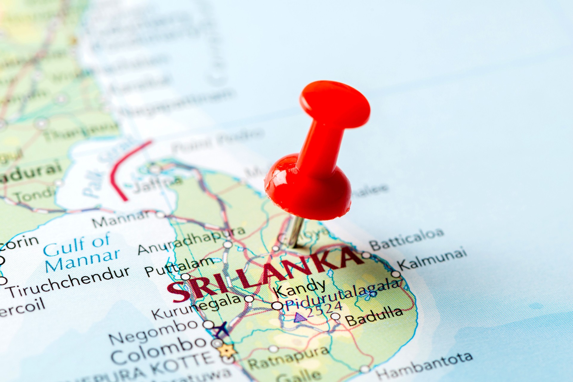 Map Sri Lanka